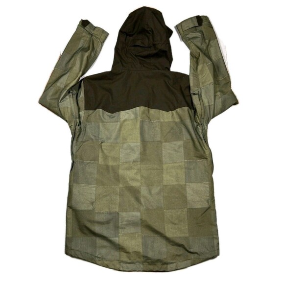 Burton DRYRIDE Hooded Snowboard Coat XL Ski Parka Fish Theme Thermolite Green - Picture 3 of 14